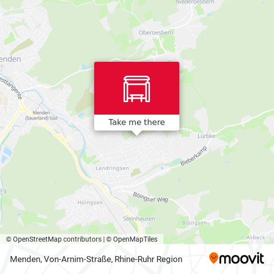 Menden, Von-Arnim-Straße map