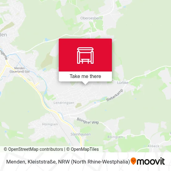 Menden, Kleiststraße map