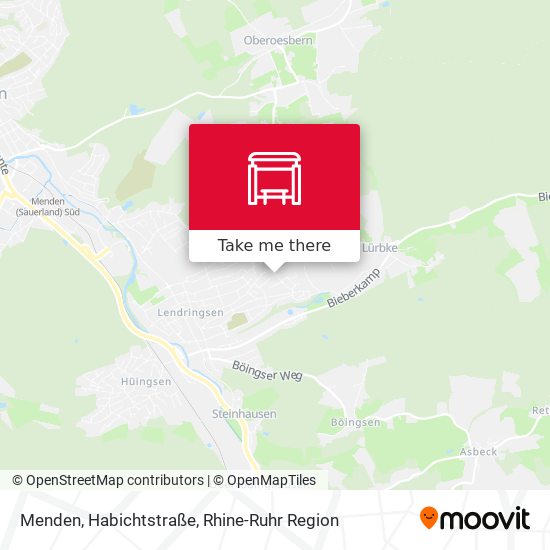 Menden, Habichtstraße map