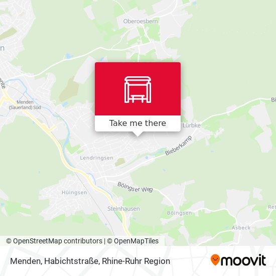Menden, Habichtstraße map