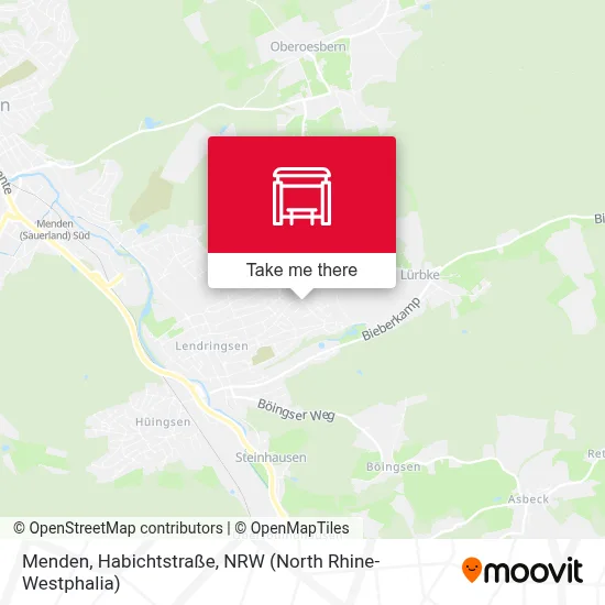Menden, Habichtstraße map