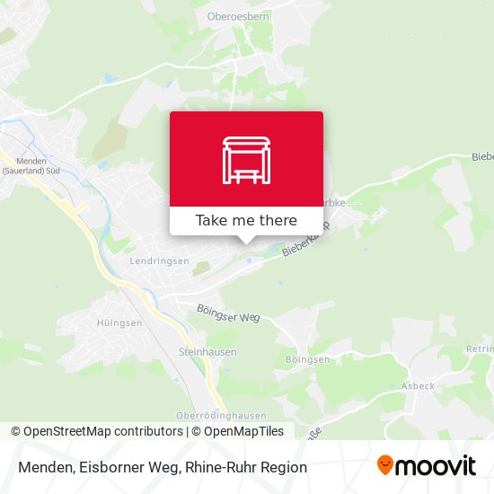 Карта Menden, Eisborner Weg