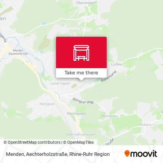 Карта Menden, Aechterholzstraße