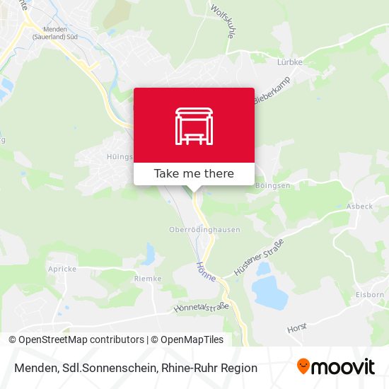 Menden, Sdl.Sonnenschein map