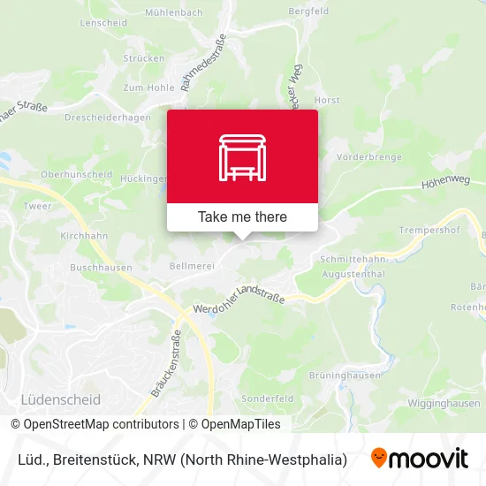 Lüd., Breitenstück map