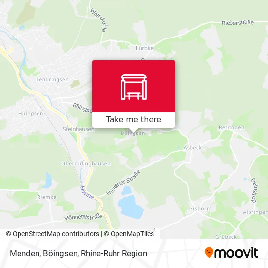 Карта Menden, Böingsen