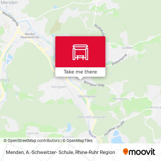 Menden, A.-Schweitzer- Schule map