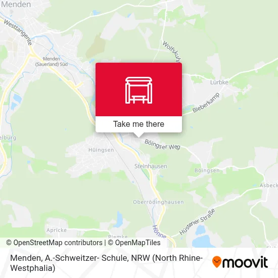 Menden, A.-Schweitzer- Schule map