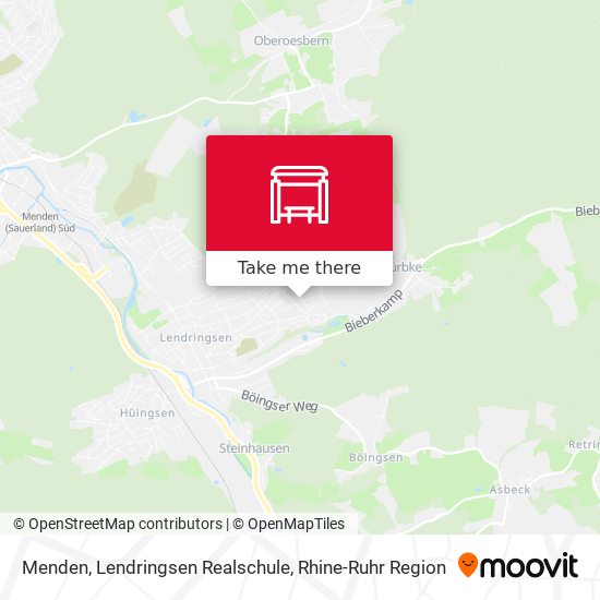 Menden, Lendringsen Realschule map