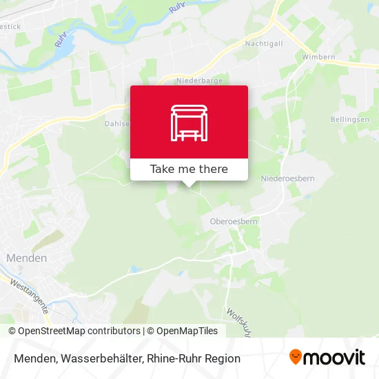 Карта Menden, Wasserbehälter