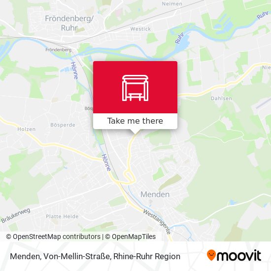 Menden, Von-Mellin-Straße map