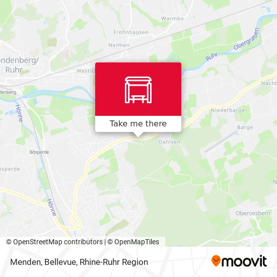 Карта Menden, Bellevue