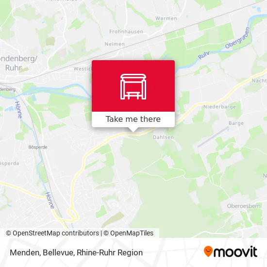 Карта Menden, Bellevue