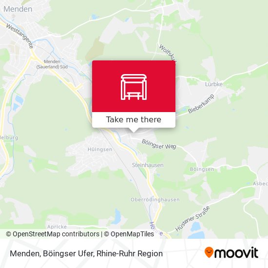 Menden, Böingser Ufer map