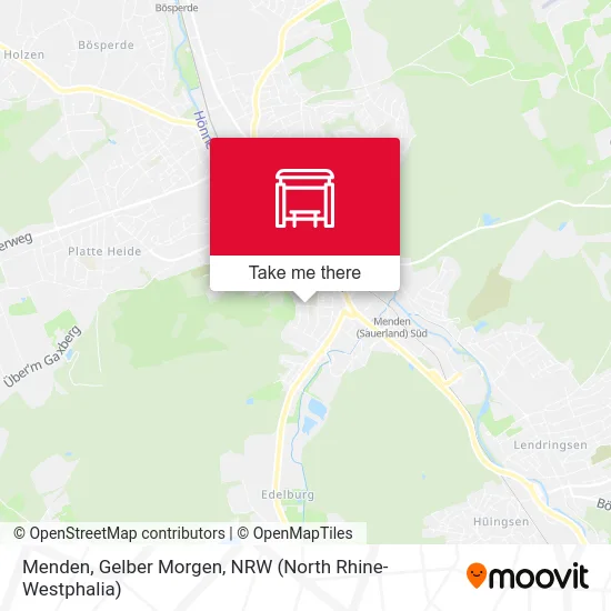 Menden, Gelber Morgen map