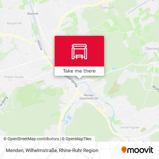 Карта Menden, Wilhelmstraße