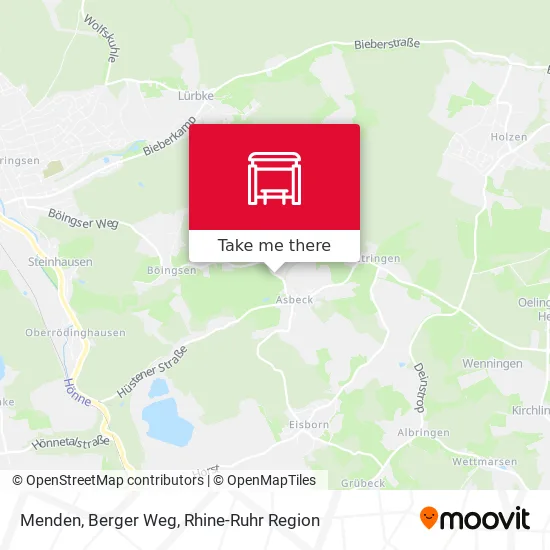 Карта Menden, Berger Weg