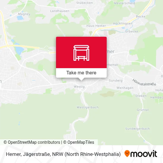 Hemer, Jägerstraße map