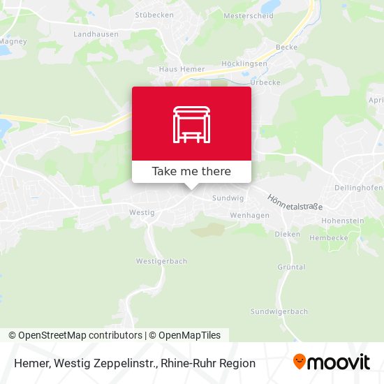 Hemer, Westig Zeppelinstr. map