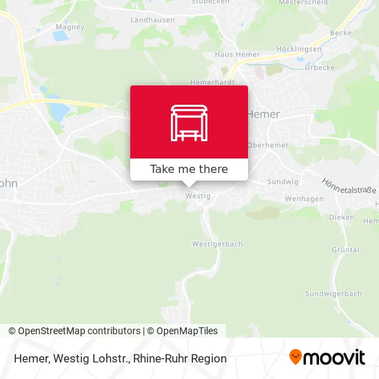 Карта Hemer, Westig Lohstr.
