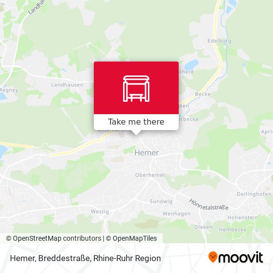 Hemer, Breddestraße map