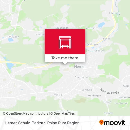 Карта Hemer, Schulz. Parkstr.