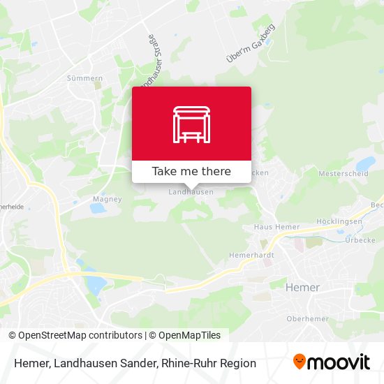 Hemer, Landhausen Sander map