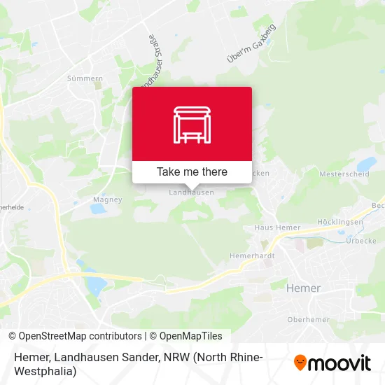 Hemer, Landhausen Sander map