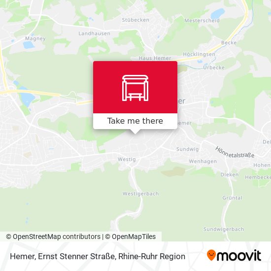 Hemer, Ernst Stenner Straße map