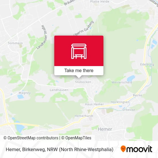 Hemer, Birkenweg map