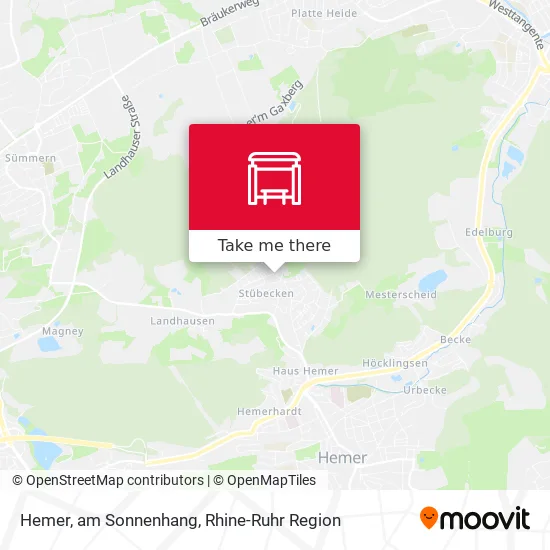 Карта Hemer, am Sonnenhang