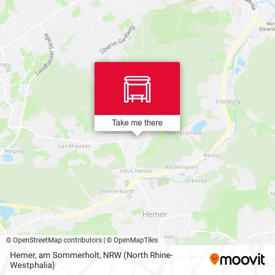 Карта Hemer, am Sommerholt