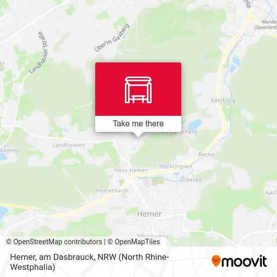 Hemer, am Dasbrauck map