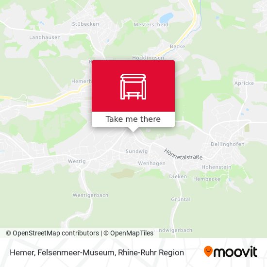Hemer, Felsenmeer-Museum map