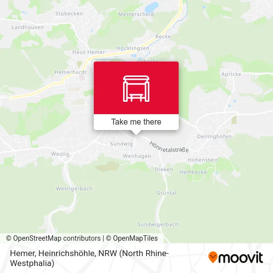 Карта Hemer, Heinrichshöhle