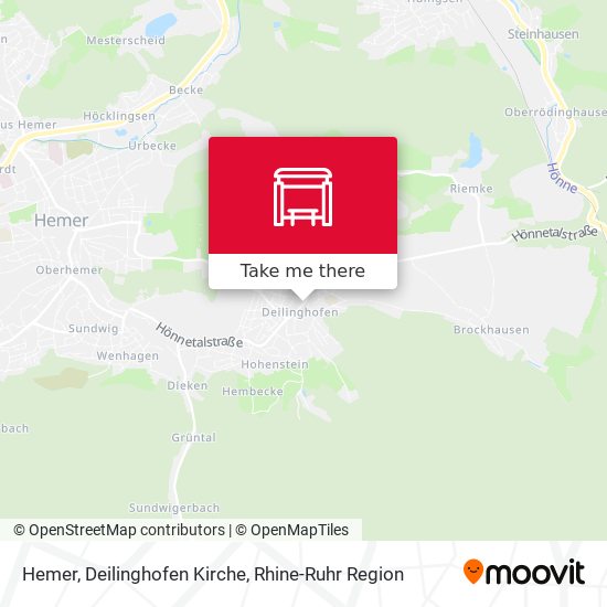 Hemer, Deilinghofen Kirche map