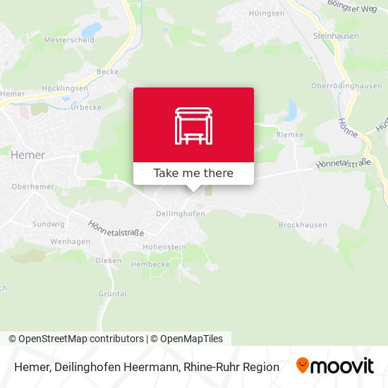 Hemer, Deilinghofen Heermann map