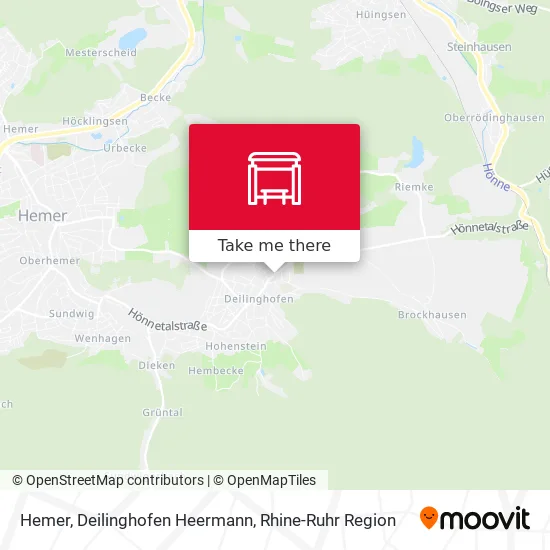 Карта Hemer, Deilinghofen Heermann