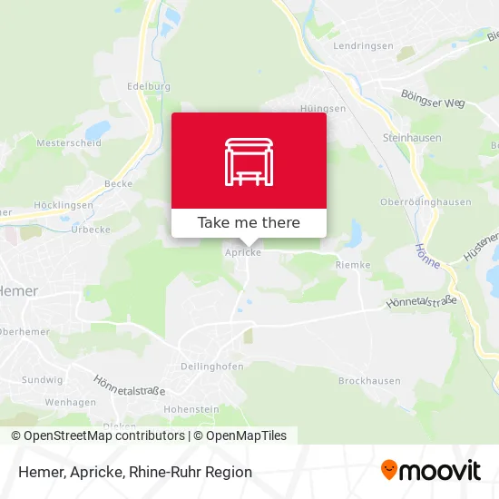 Карта Hemer, Apricke