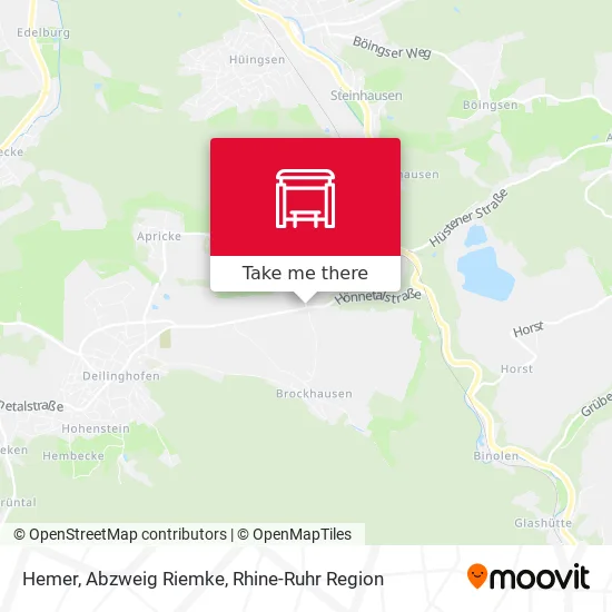 Карта Hemer, Abzweig Riemke