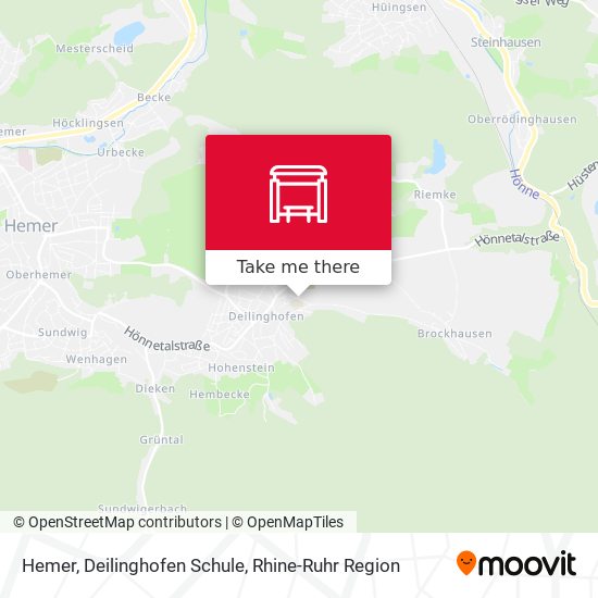 Hemer, Deilinghofen Schule map