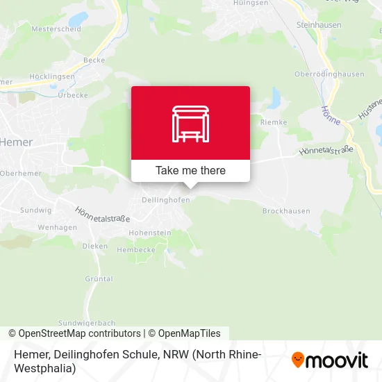 Hemer, Deilinghofen Schule map
