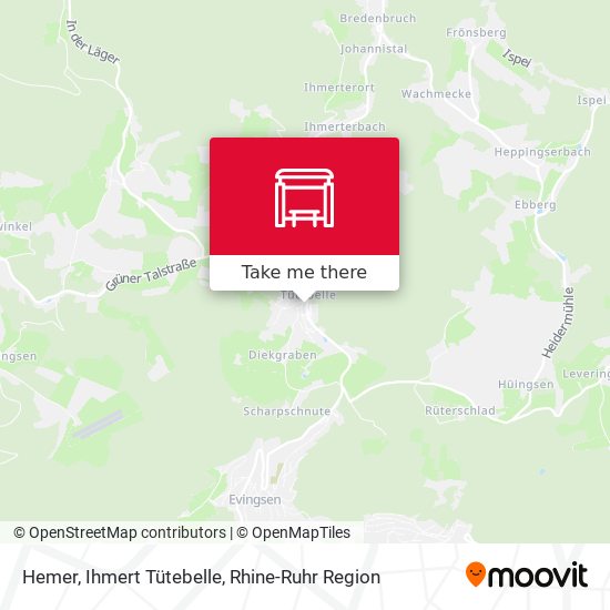 Карта Hemer, Ihmert Tütebelle