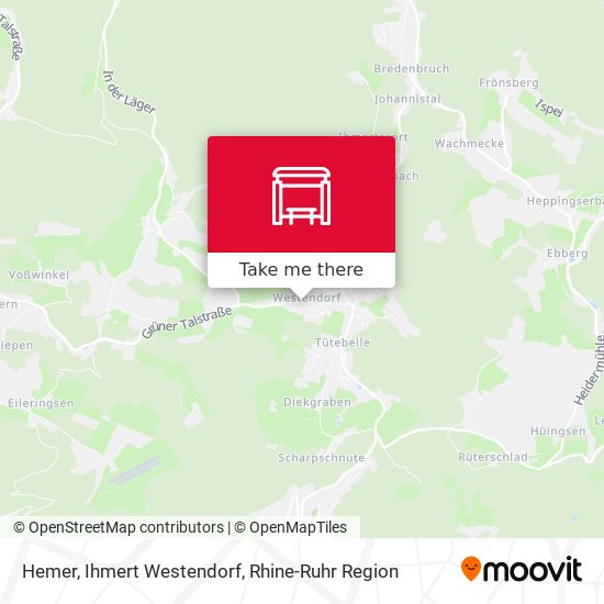 Hemer, Ihmert Westendorf map
