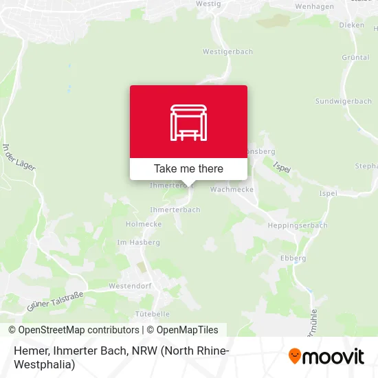 Карта Hemer, Ihmerter Bach