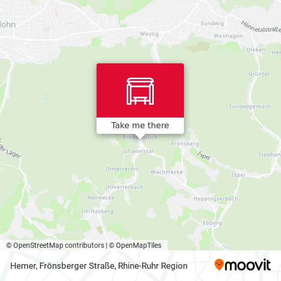 Карта Hemer, Frönsberger Straße