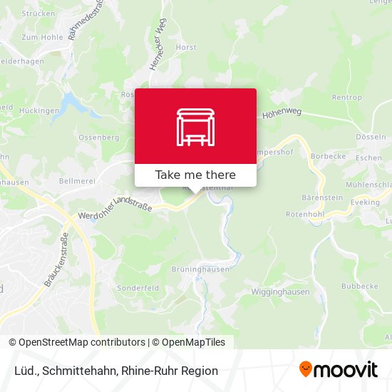 Lüd., Schmittehahn map