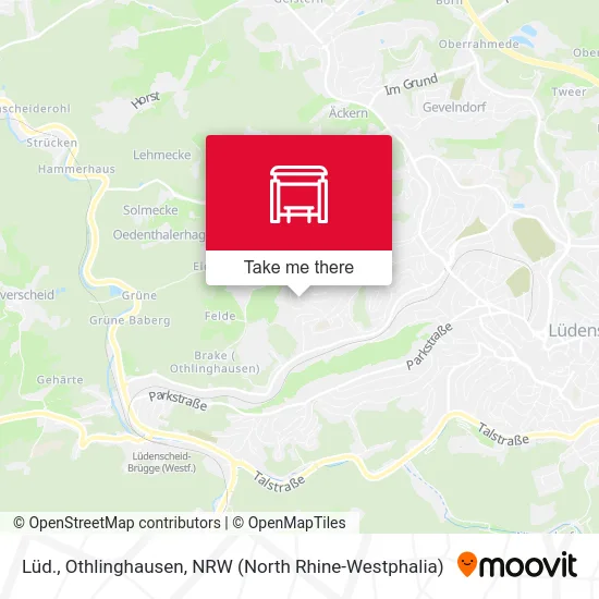 Lüd., Othlinghausen map