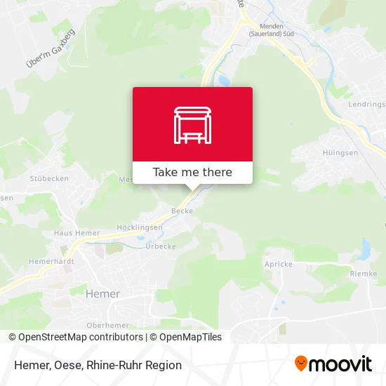 Карта Hemer, Oese