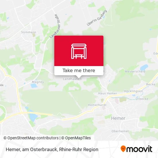 Карта Hemer, am Osterbrauck